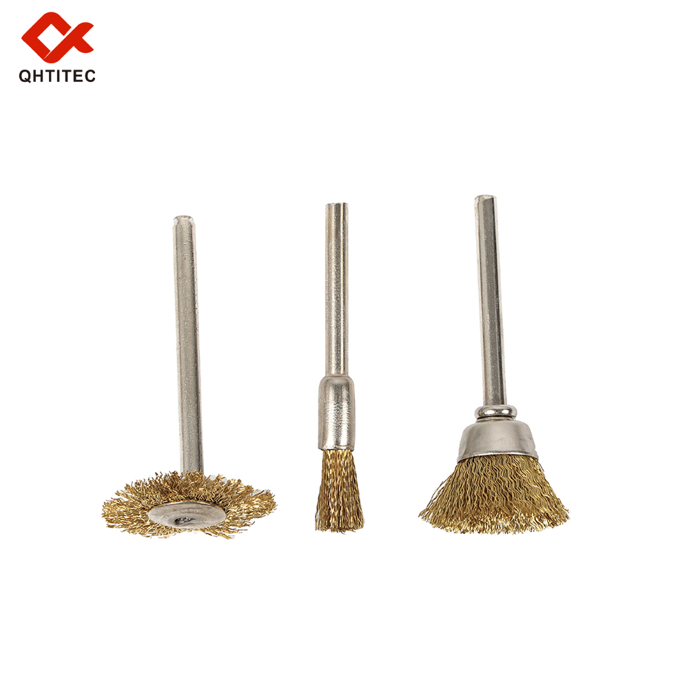 51487 黄铜丝刷套装 JUEGO DE CEPOLLOS DE ALAMBRE DE LATON BRASS WIRE BRUSH SET
