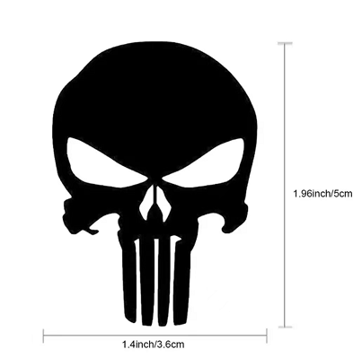 汽车贴纸（黑）10PCS(5cm*3.6cm)