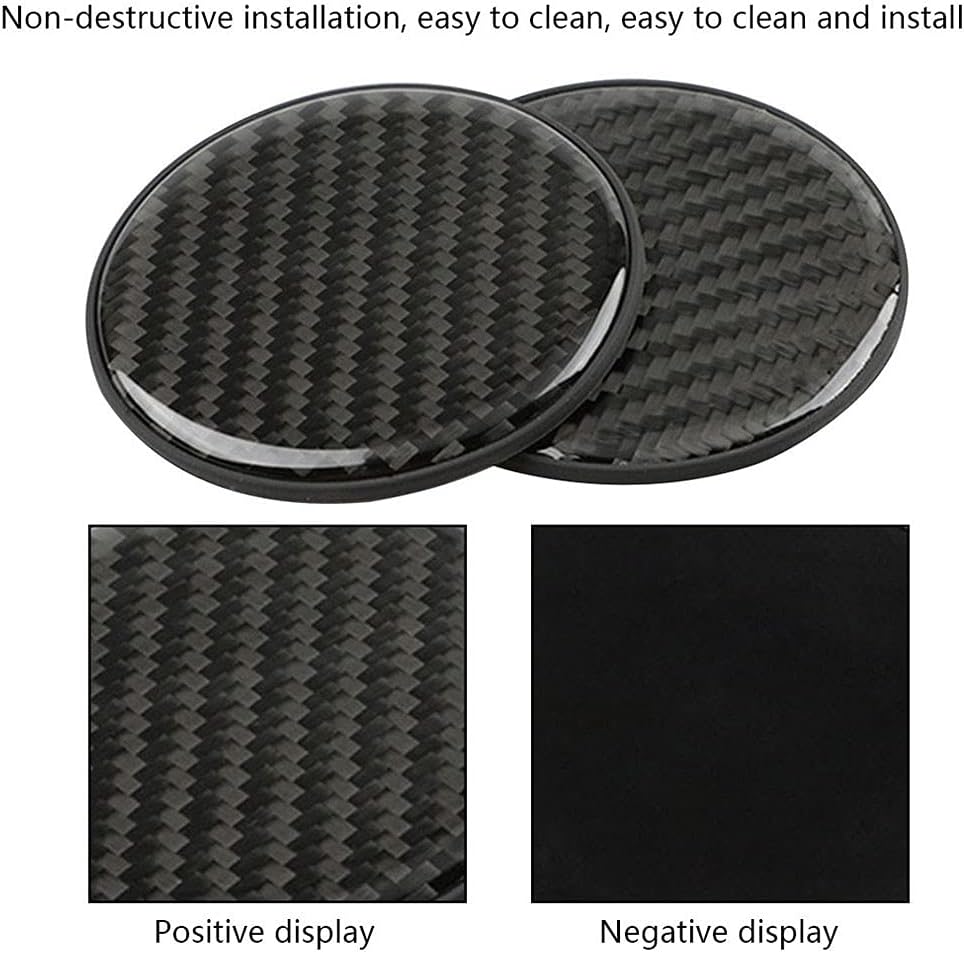 碳纤纹水杯垫（一对）
