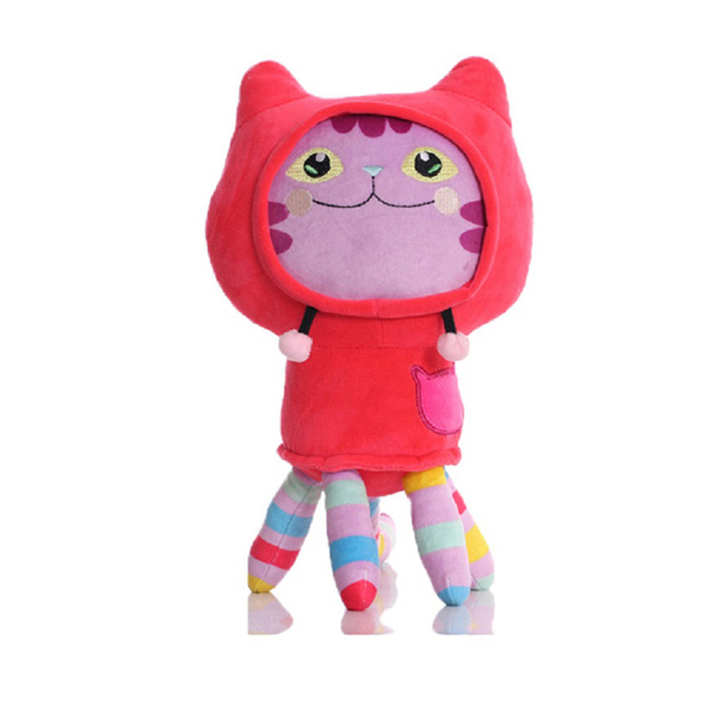 1005006256286641&nbsp; 可爱的Gabby Dollhouse毛绒玩具Mercat卡通毛绒动物微笑猫车猫拥抱Gaby女孩娃娃儿童生日贴纸礼物