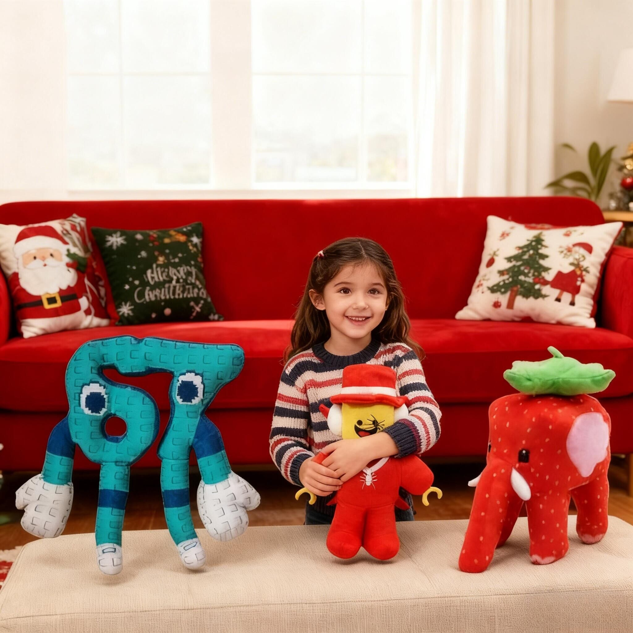 1005010436199607&nbsp; 25cm偷一个Brainrot游戏毛绒玩具卡通可爱柔软Chuy Peluche房间装饰毛绒玩具儿童圣诞礼物