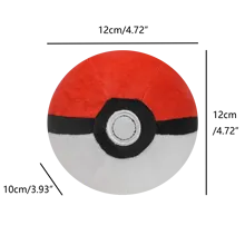1005007464185216&nbsp; Master Ball Great Ball Ultra Ball毛绒玩具软体填充动物卡通背包吊坠装饰玩具生日