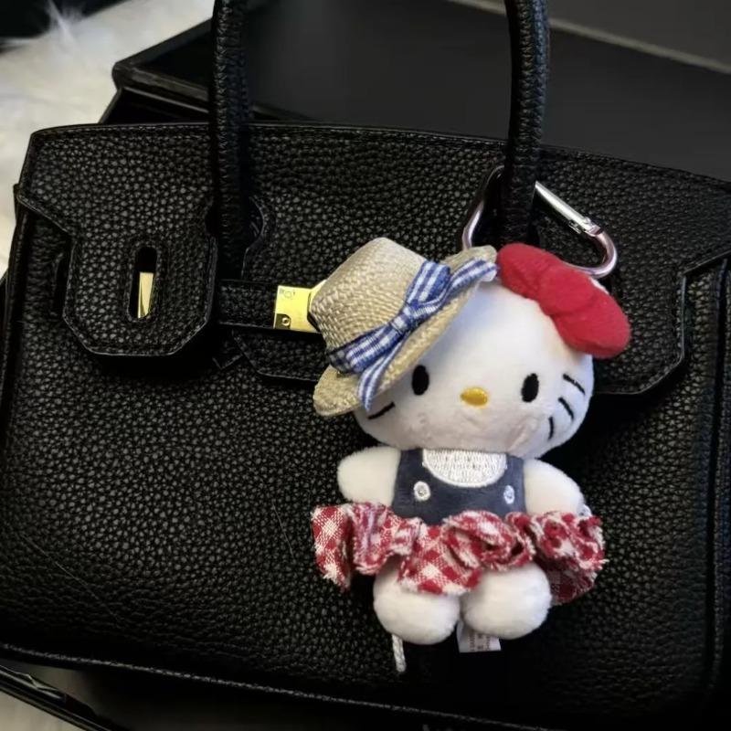 1005010688607359&nbsp; 新款三丽鸥Hello Kitty毛绒吊坠可爱女孩卡通创意钥匙扣儿童毛绒娃娃精致节日礼品