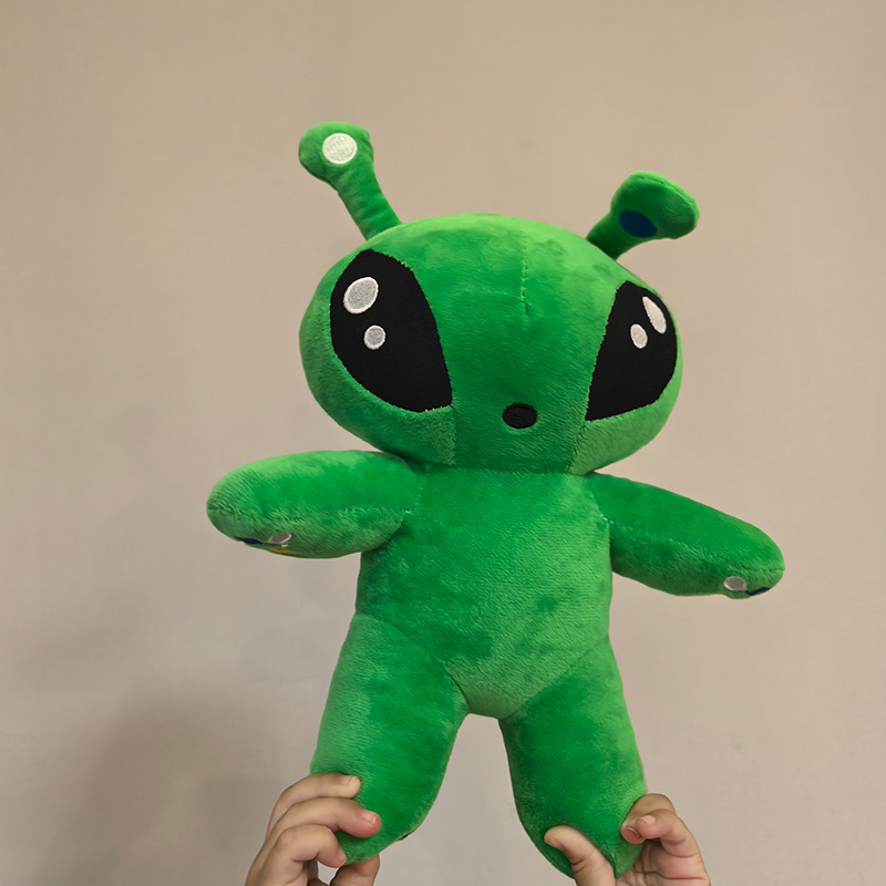 1005010322980107&nbsp; 30厘米绿色外星人毛绒玩具，动漫触手角外星怪物恐怖玩偶，适合男孩女孩的柔软玩具，填充抱枕，儿童礼物