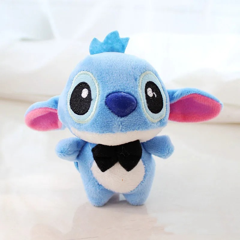 1005007267152532&nbsp; 迪士尼Lilo和Stitch毛绒娃娃玩具花束缝合动物填充钥匙扣吊坠女孩儿童生日圣诞礼物