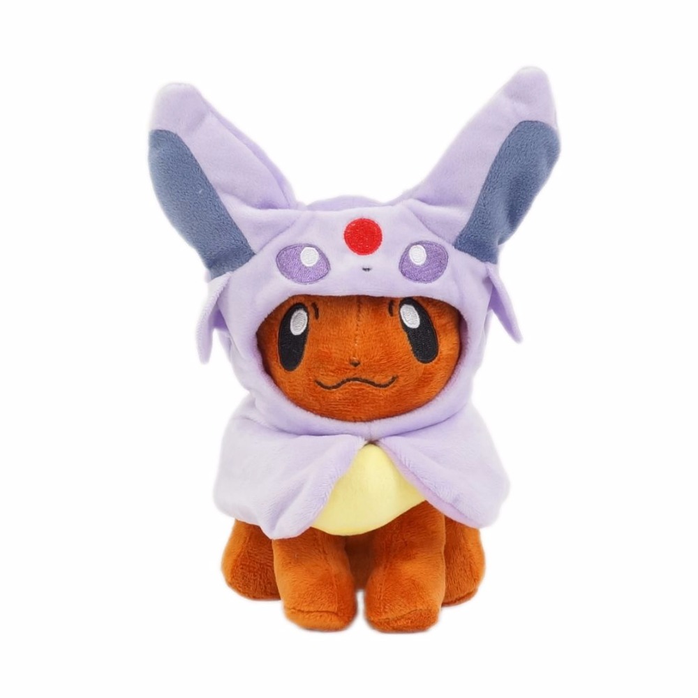 1005008797844750&nbsp; 7款8英寸口袋妖怪Eevee Poncho Umbreon Espeon Jolteon Vaporeon Sylveon Flareon毛绒玩具