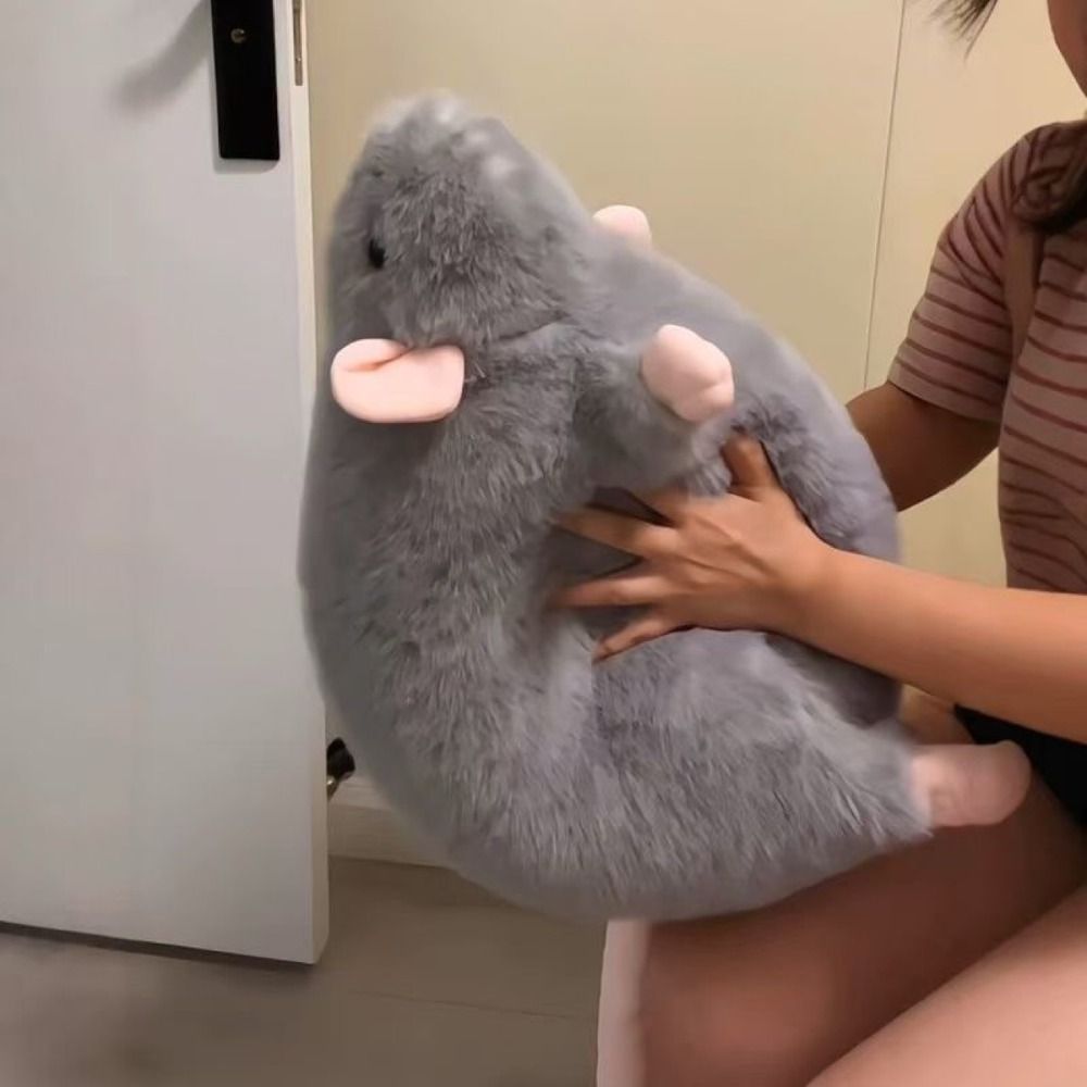 1005009928210252&nbsp; 可爱35/50厘米老鼠玩偶卡通毛绒花枝鼠玩偶柔软超大动物玩偶儿童生日礼物毛绒填充动物