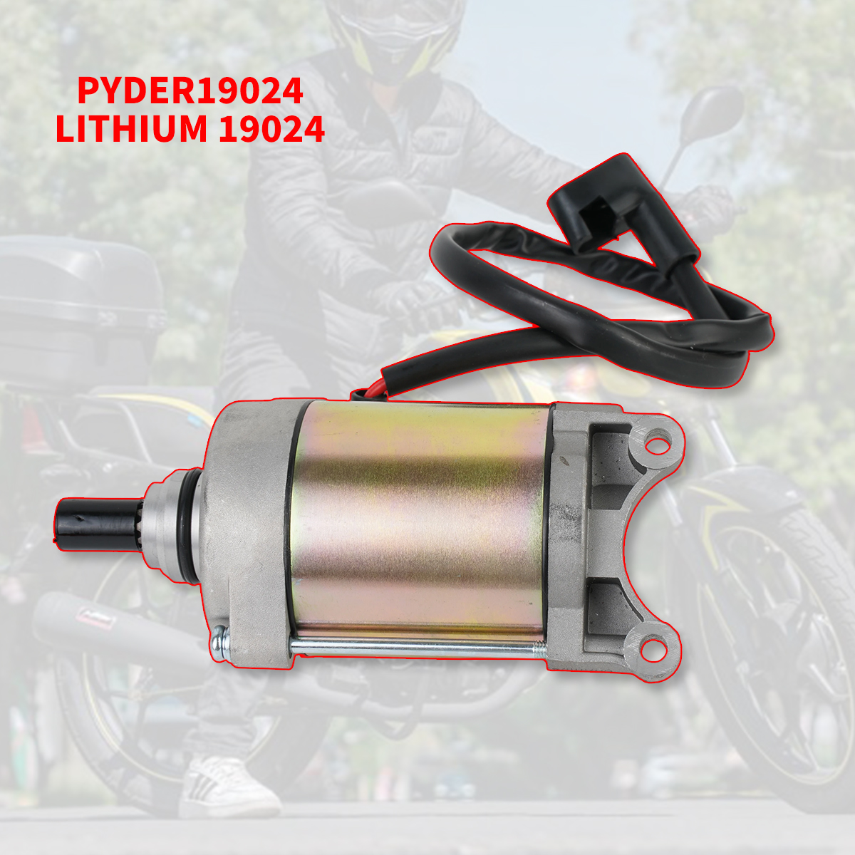 MXN0081 启动马达 motor de arranque de motocicleta