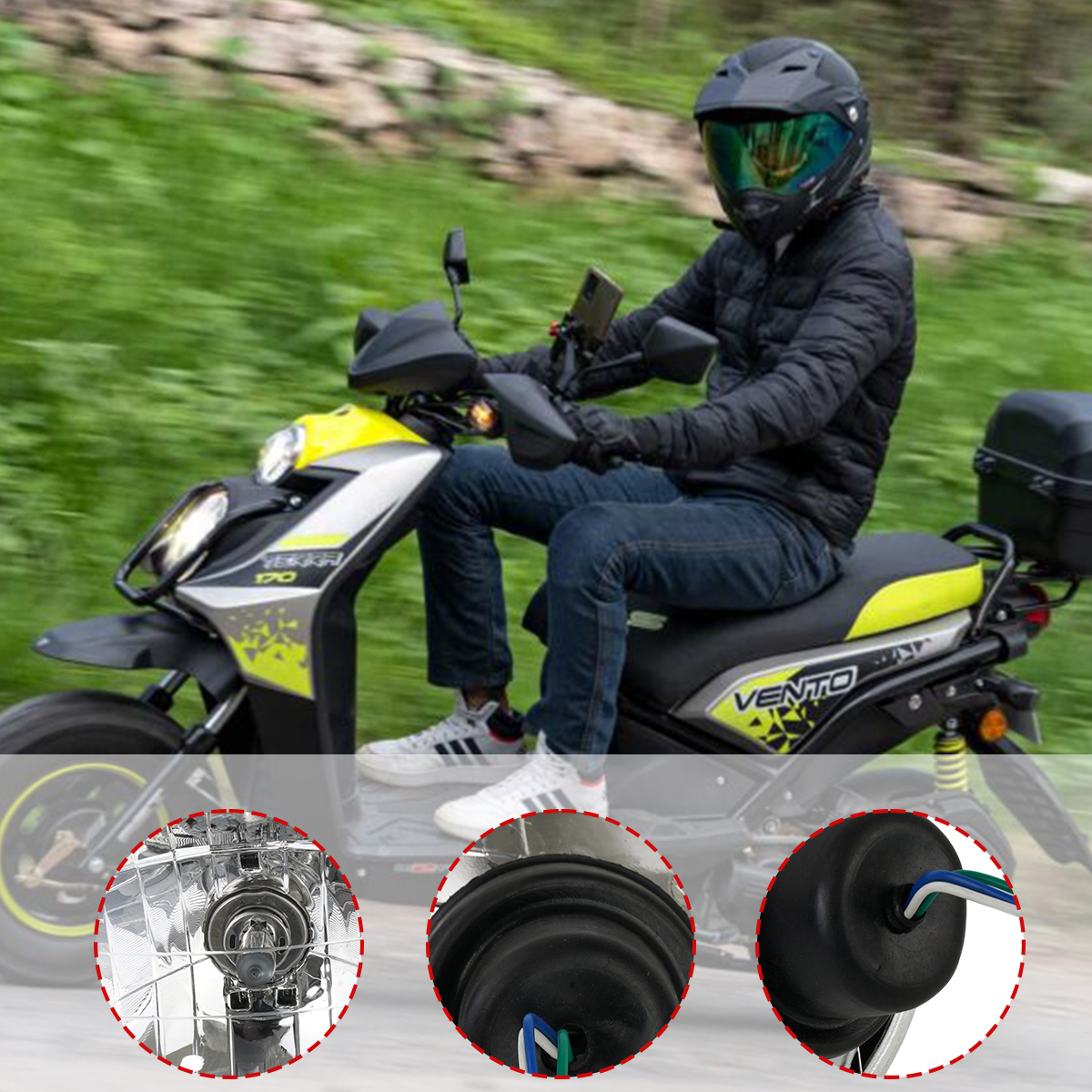 MXN0368 前大灯 Faros delanteros