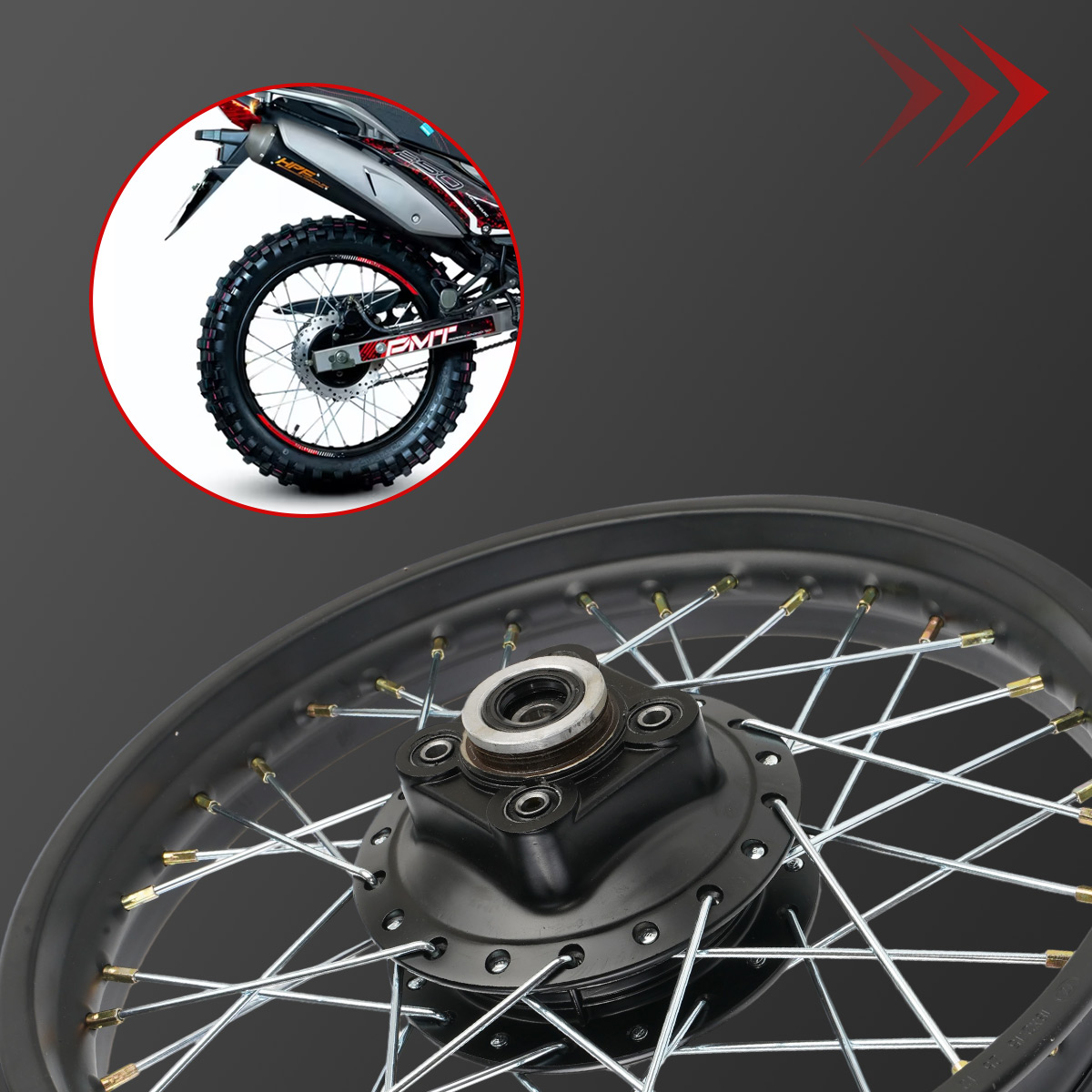 MXN0241 前网轮 Rueda delantera de malla