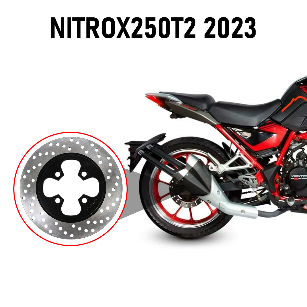 MXN0024 后刹车盘 disco de freno trasero