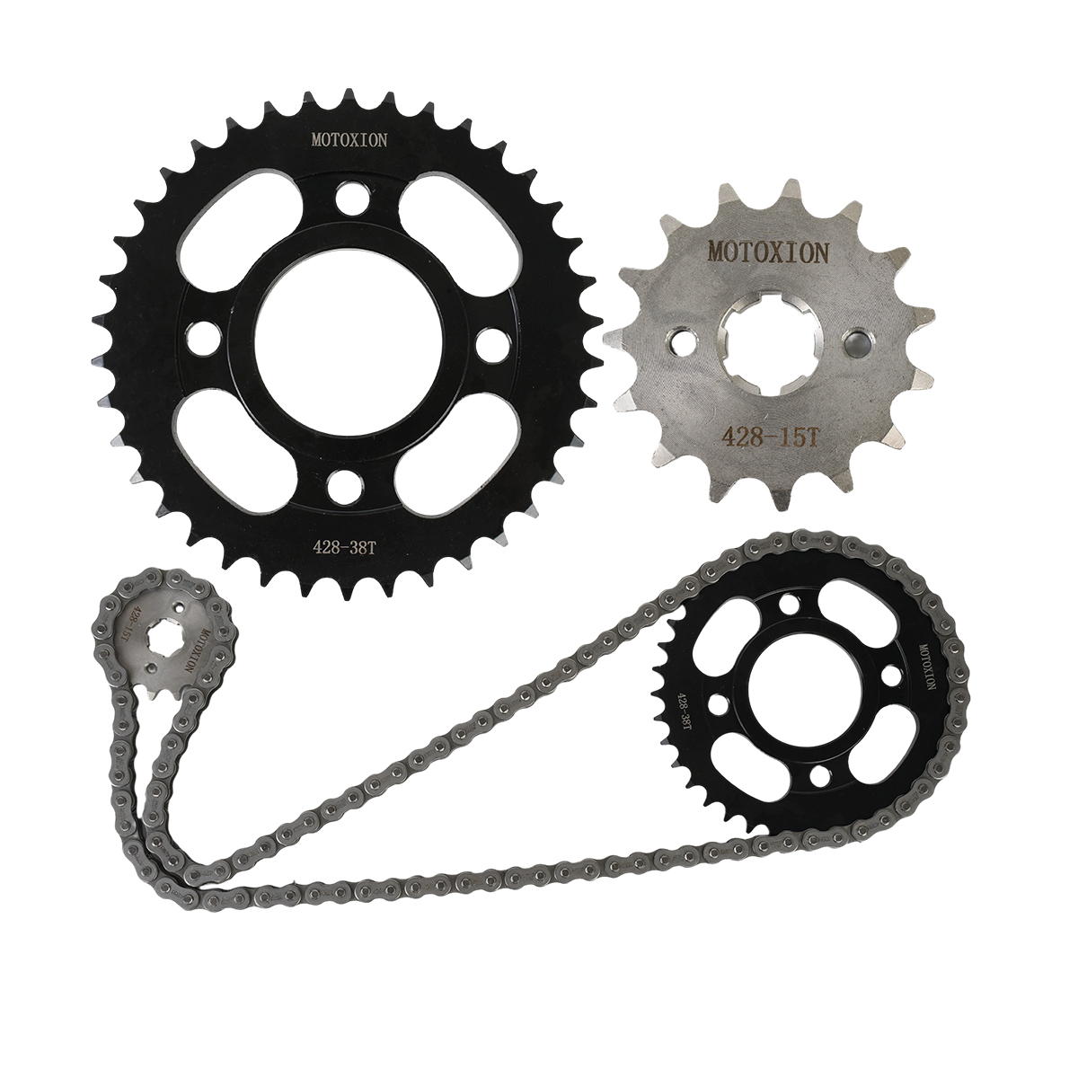 MXN0668 套链 ENGRANE 38x15 CADENA 428H-102L SET