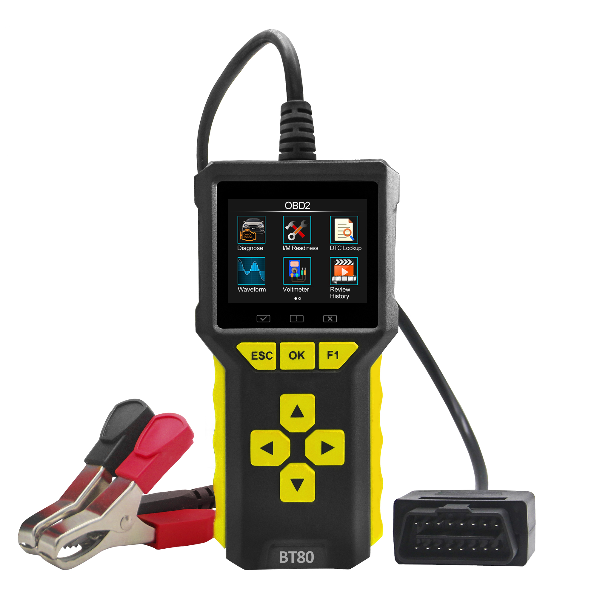 BT80-OBD汽车诊断仪+电池分析仪二合一