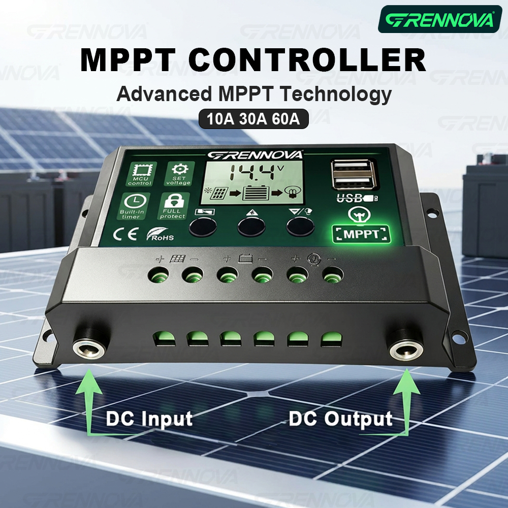 GRE-C MPPT12V/24V太阳能控制器10A/30A/60A