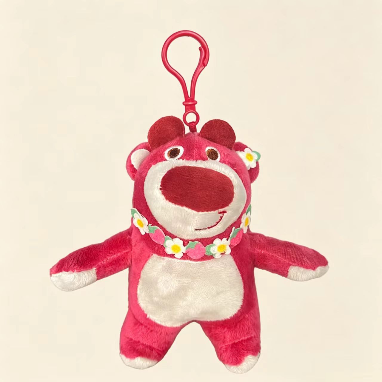 JB688-620 花粉熊挂件 4寸 水晶超柔+PP棉