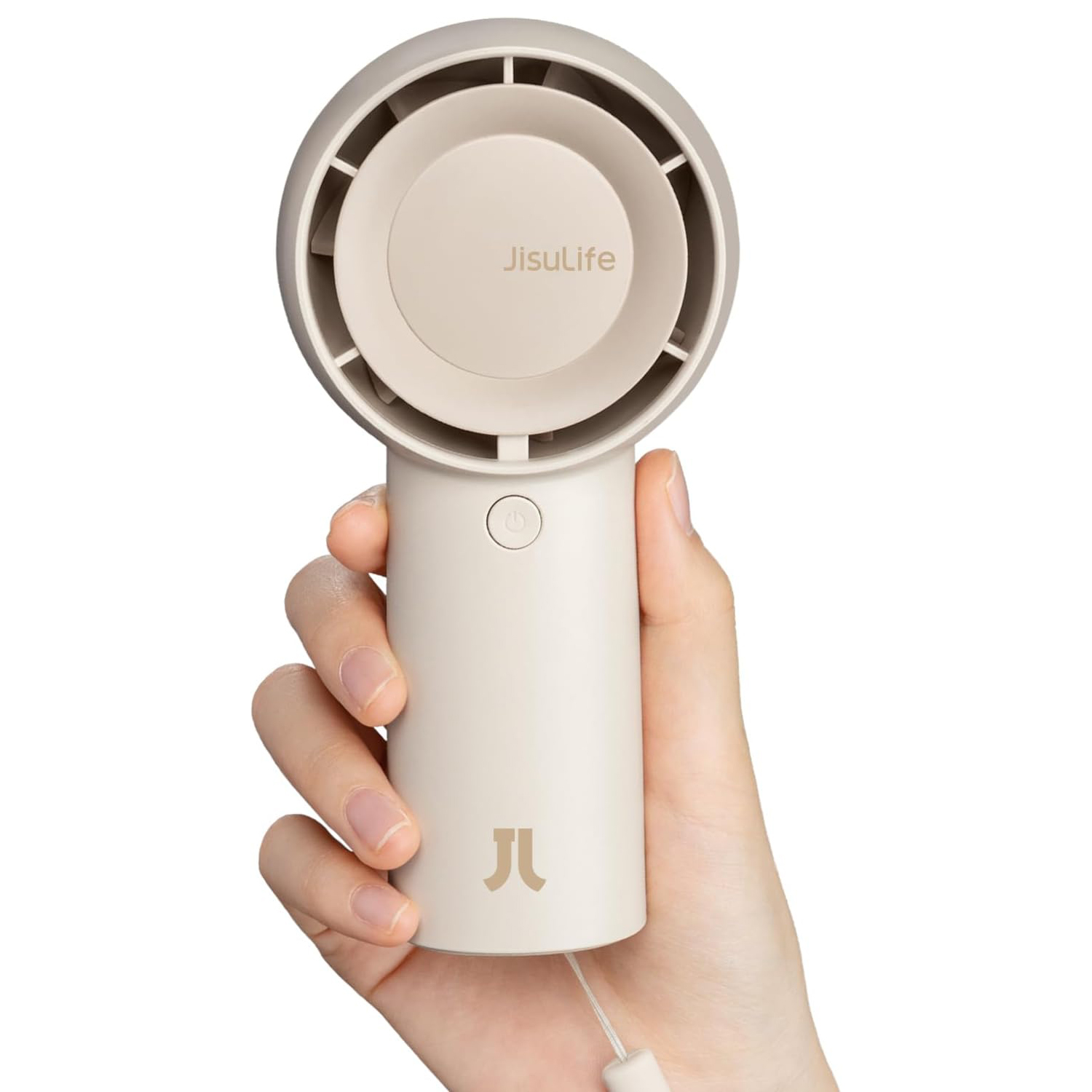 JISULIFE 便携式手持涡轮口袋风扇可充电 4000mAh 5 速