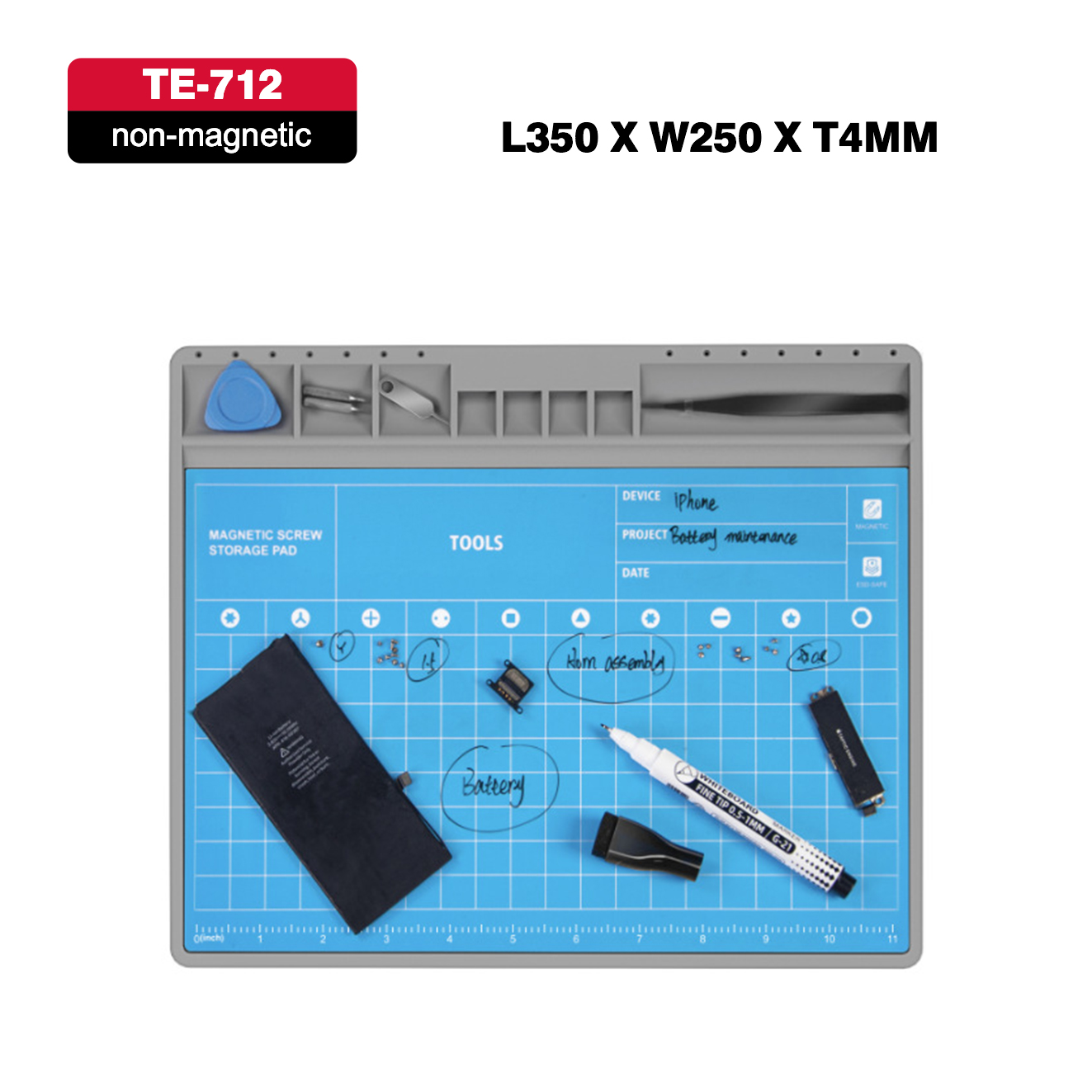 TE-712 维修硅胶垫 6974865236895/6974865236901