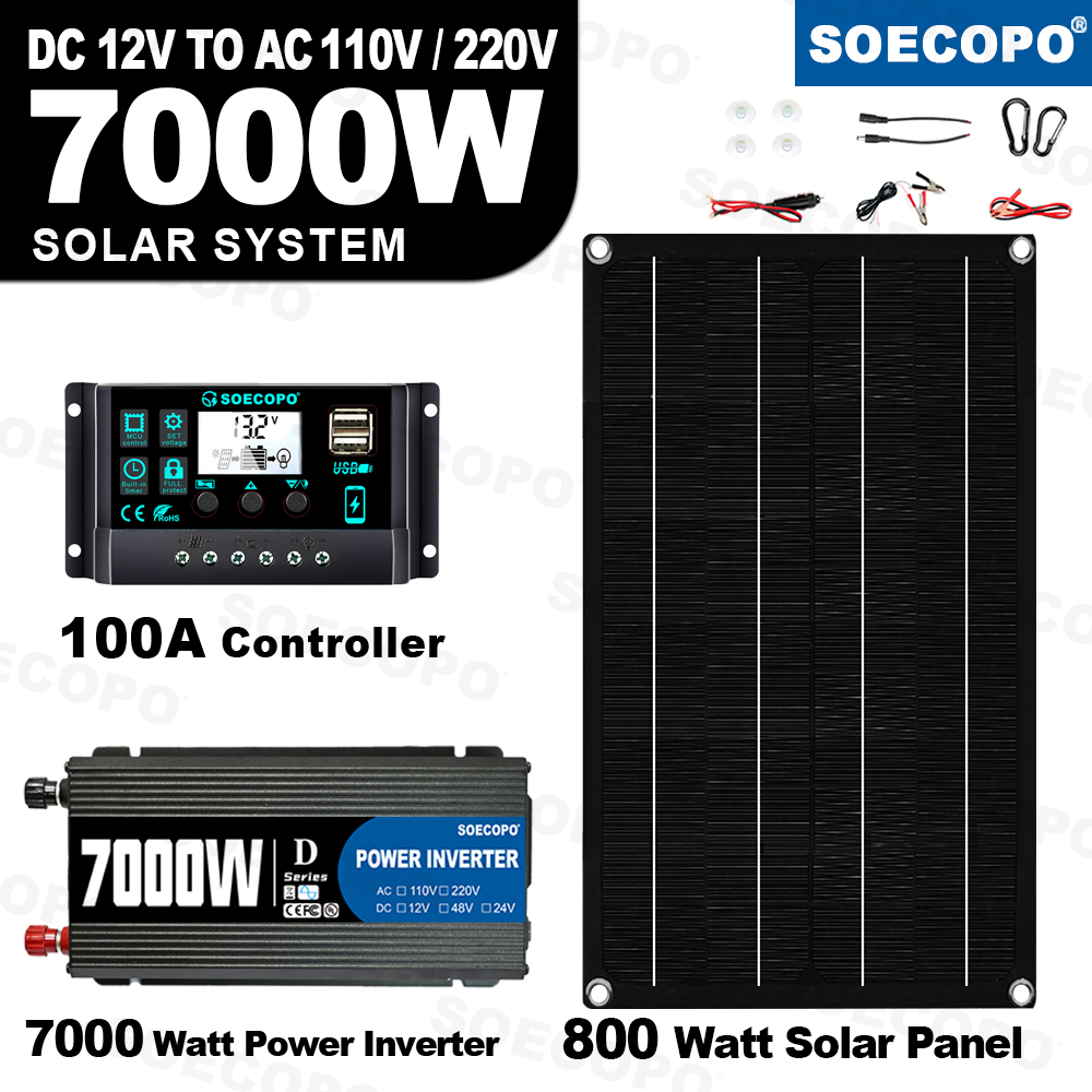 SEP-31K-D7000 大套件太阳能板+控制器+逆变器