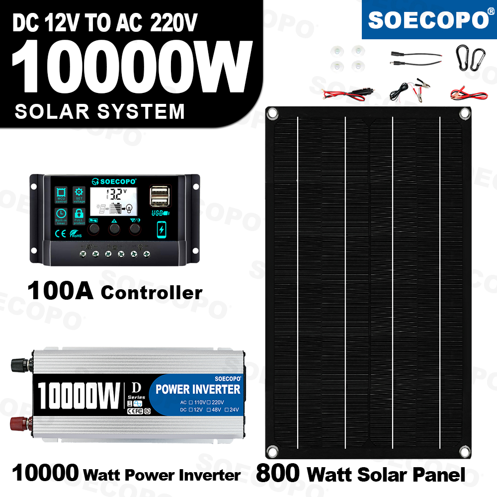 SEP-31K-D10000 大套件太阳能板+控制器+逆变器