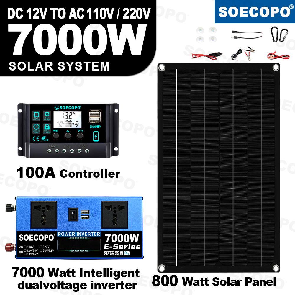 SEP-31K-E7000 大套件太阳能板+控制器+逆变器
